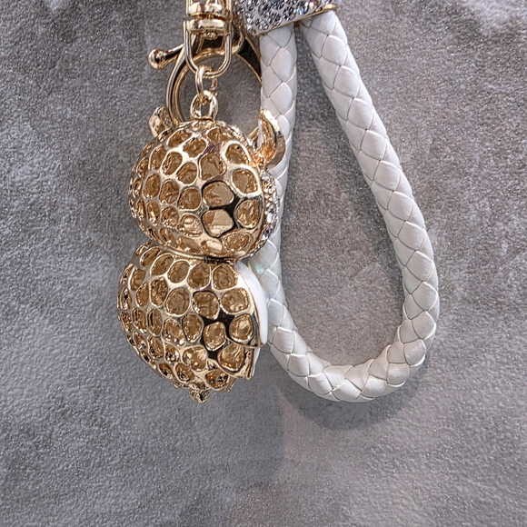 Boutique Crystal Owl Bag Charm and/or Keychain - New - Picture 5 of 5